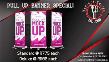  PULL UP BANNERS STANDARD