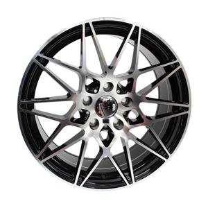 18″ 8372 5/120 Black Machine Face Alloy Wheels