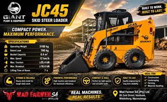 2026 New Giant JC45 skid steers available