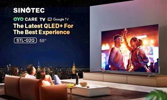 Sinotec 55" STL-55G2Q 4K QLED Google Smart TV with Eye Care, New with 2yr warranty