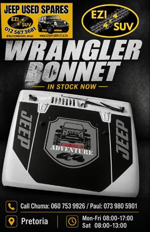 JEEP USED WRANGLER BONNET | EZI SUV 
