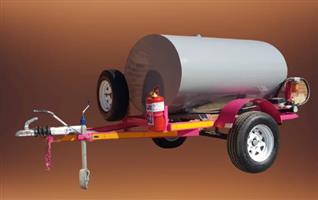 1500 liter diesel bowser trailer