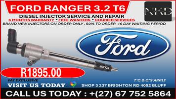 Ford Ranger 3.2L T6 Diesel Injectors on Recondition