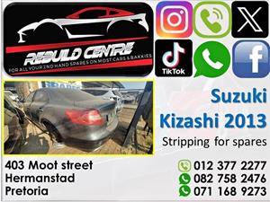 Suzuki Kizashi 2013  stripping for parts. 