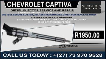 Chevrolet Captiva Bosch Diesel Injectors 