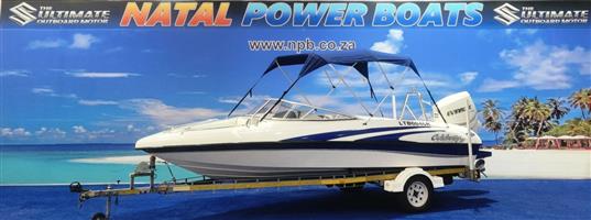 CELEBRITY 17 ON TRAILER 150 HP EVINRUDE ETEC 2007 MODEL 