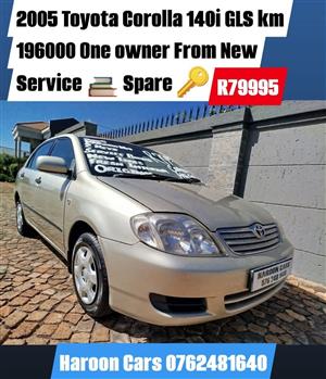  2005 Toyota Corolla 140i GLS 