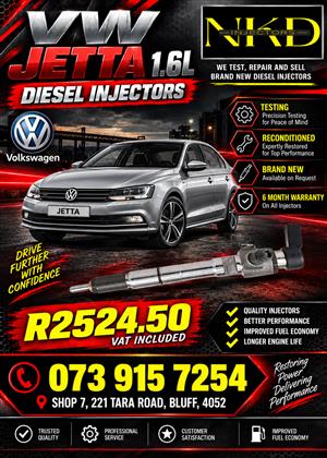 Vw Jetta 1.6L Diesel Injectors 