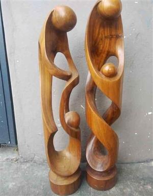 Pair of wooden figures R150 each