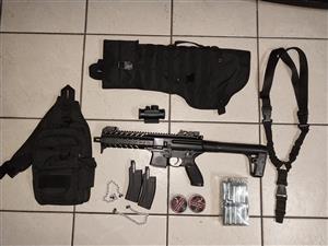 Sig Sauer MPX Co2 Tactical Rifle incl. Accessories 