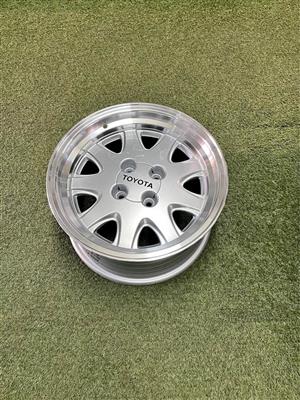 15 INCH TOYOTA TWINCAM (DEEP DISH) DESIGN RIM SET