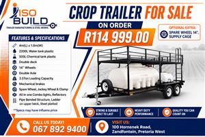 Crop Trailer for sale on order