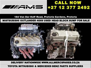 Mitsubishi Outlander 4G69 head block sump engine for sale