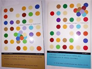 A Global Dialolgue on Federalism vol 2 & 6