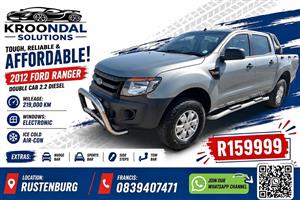 2012 Ford Ranger Double Cap 2.2 Diesel