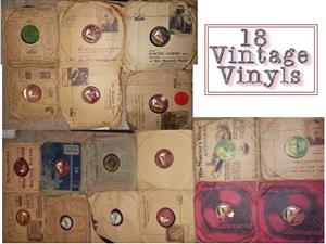  shellac records x18
