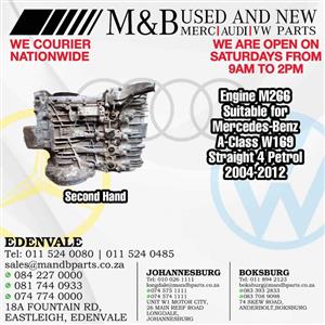 Engine M266 (Second Hand)  Suitable for Mercedes-Benz A-Class W169 Straight 4 Petrol 2004-2012