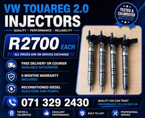 VW TOUAREG 2.0 INJECTORS FOR SALE WITH WARRANTY INCLUDED 