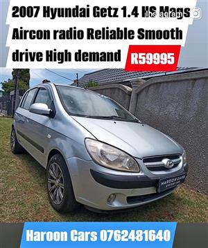 2007 Hyundai Getz 1.4i HS Aircon radio