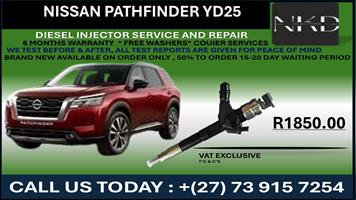 Nissan Pathfinder yd25 Diesel Injectors 