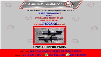 HYUNDAI I10 08-18 RIGHT OR LEFT HAND FRONT SHOCKS 