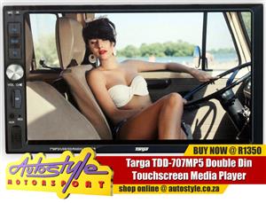 Targa TDD-707MP5 Double Din Touchscreen Media Player with bluetooth
