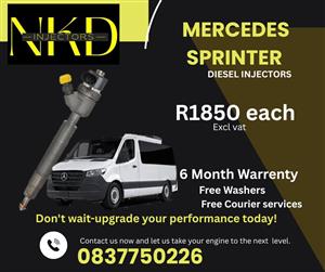 MERCEDES SPRINTER DIESEL INJECTORS FOR SALE