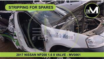 2017 NISSAN NP200 1.6 8 VALVE (STRIPPING FOR PARTS)