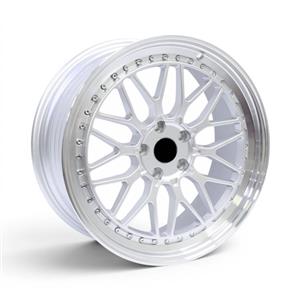 19″ TWC499 5/112 Silver Machine Lip with Rivets Alloy Wheels