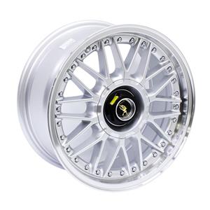 17″ Racing hart Vogue 5/100 & 5/114 Silver Machine Lip Alloy Wheels