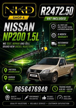 NKD_Recon_NP200_1.5L_Diesel_Injectors 