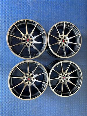 17 INCH XXR DEEP CONCAVE DESIGN RIM SET PRE- OWNED WITHOUT TYRES