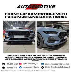 Front Lip compatible with Ford Mustang Dark Horse