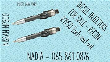 NISSAN NP300 DIESEL INJECTORS FOR SALE WE SELL ON EXCHANGE OR RECON