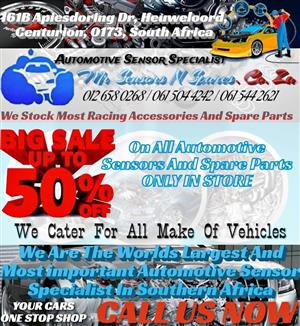 Auto Parts And Auto Sensors 50% Off In Store