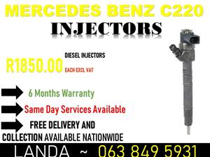 MERCEDES BENZ C220 INJECTORS 