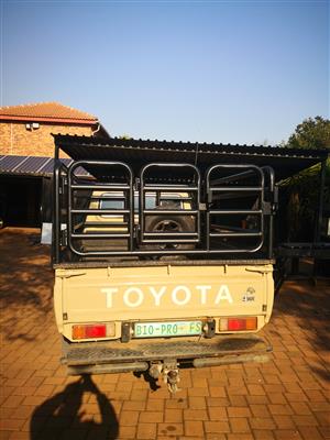 New Land Cruiser Single cab cattle rail for sale. 