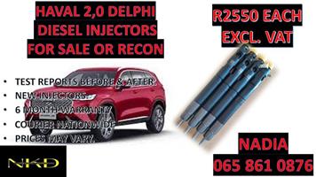 HAVAL 2.0 Diesel injectors for sale we sell on Exchange or recon 