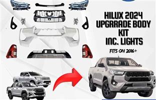 Toyota Hilux 2024 Upgrade Body Kit including Lights