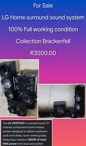 Lg home surround sound system