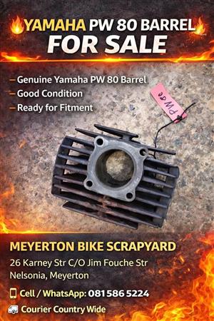 Yamaha PW 80. Meyerton bike scrapyard new & secondhand spares. Andre