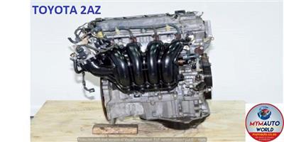 TOYOTA 2AZ USED IMPORTED SECOND HAND LOW MILEAGE ENGINE FOR SALE R20500.00