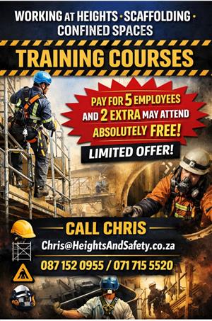 SCAFFOLDING ERECTORS AND INSPECTORS, CHERRY PICKER PERMITS TRAINING 