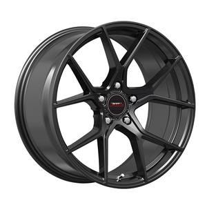 18″ A-Line Master 5/108 Velvet Black Alloy Wheels