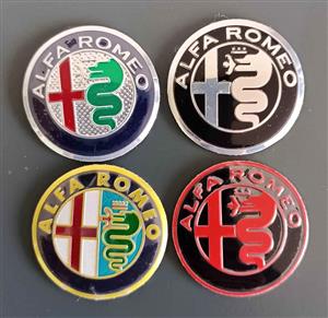 Alfa Romeo steering wheel badges emblems