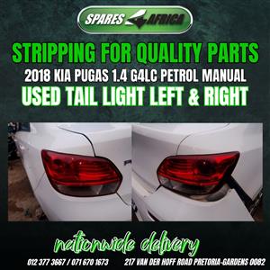 2018 KIA PEGAS 1.4 G4LC TAIL LIGHT – USED