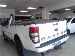 2014 FORD RANGER 2.2 4X2  SINGLE CAB MANUAL WHITE COLOR  , LEATHER INTERIOR