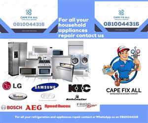 Appliances Repair,Fridge repairs,Oven repairs,Wahing machine repairs,Dryers