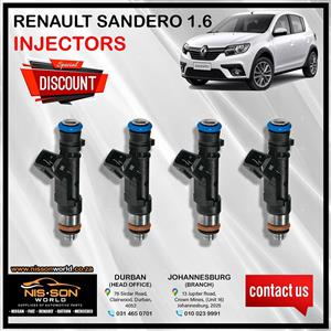 RENAULT SANDERO 1.6 INJECTORS
