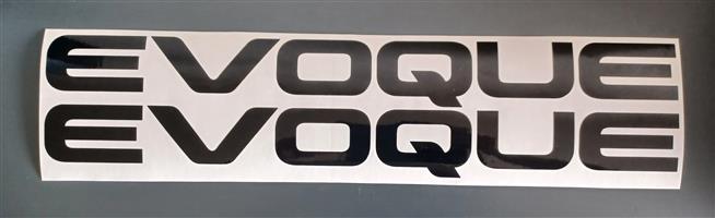 Range Rover Evoque stickers badges emblems 